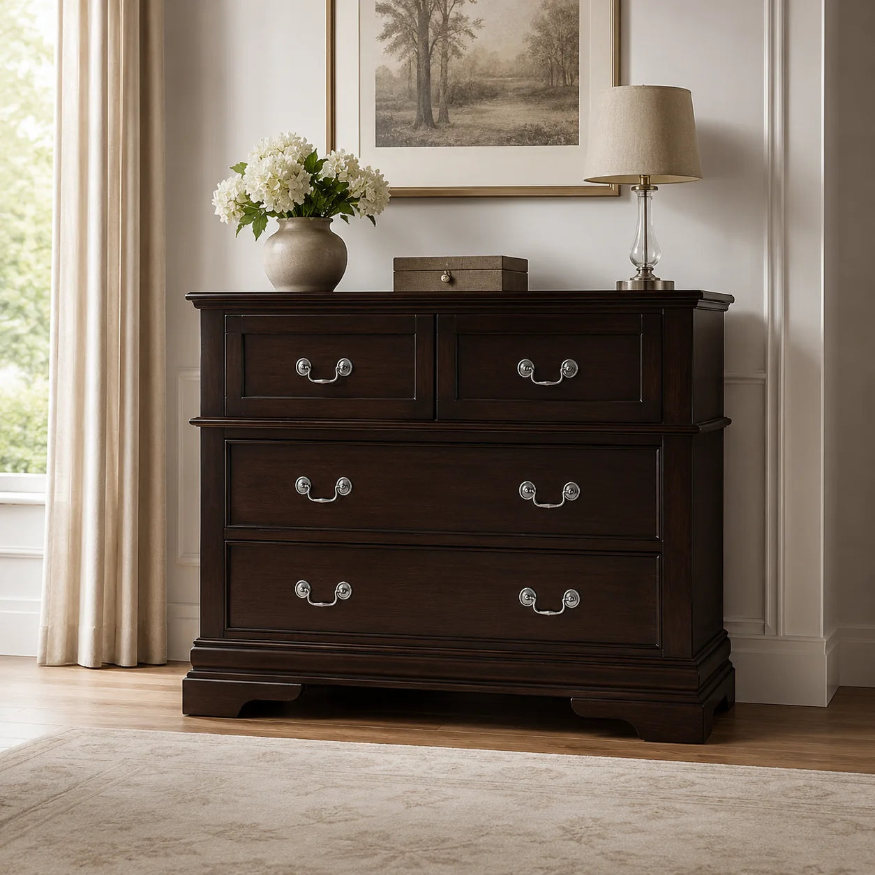 Louis Phillipe Cappuccino Wardrobe