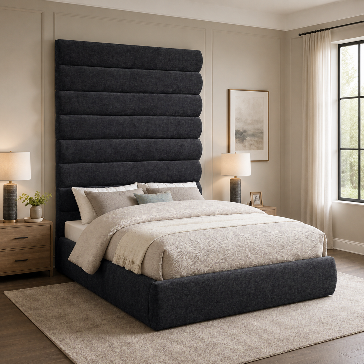 Adam Black Full Bed