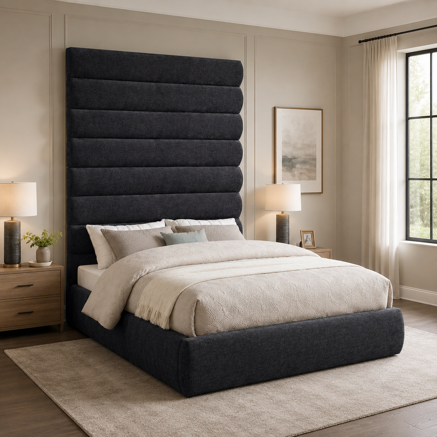 Cama Adam Black Full