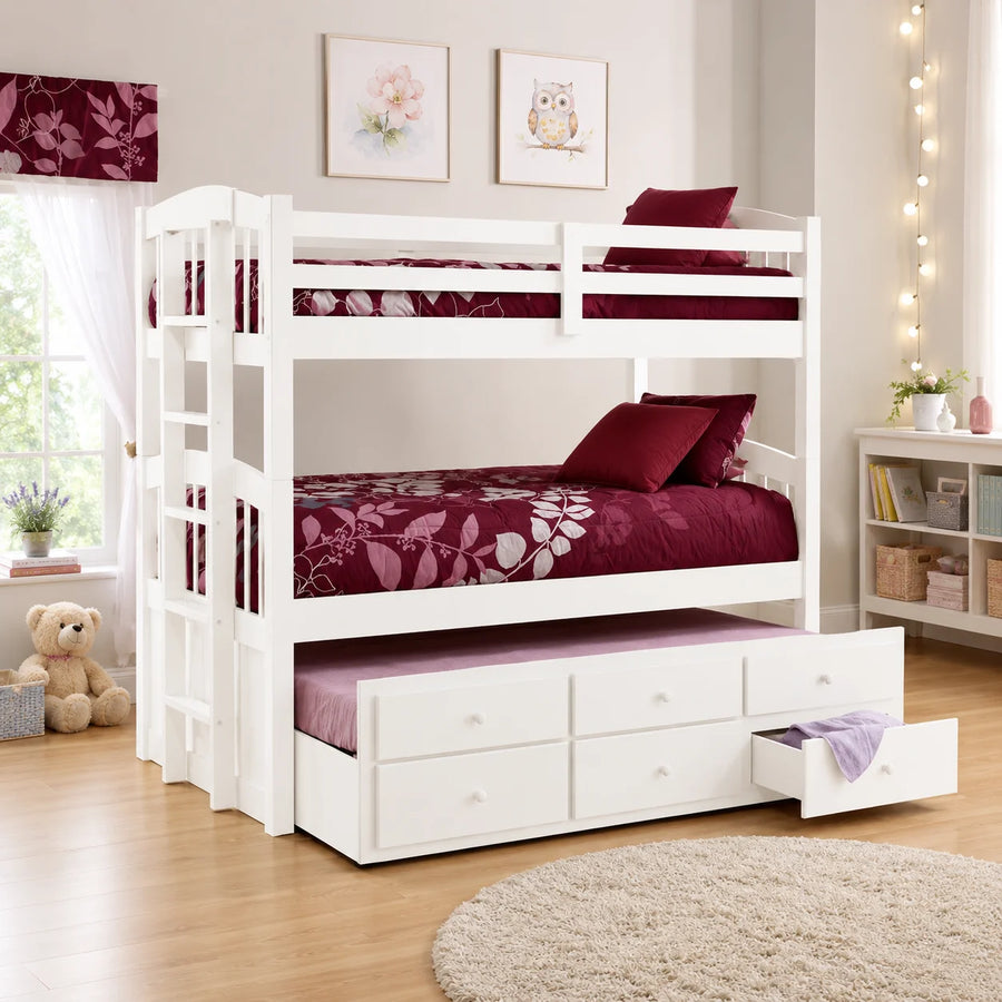 Cama Triple Blanca