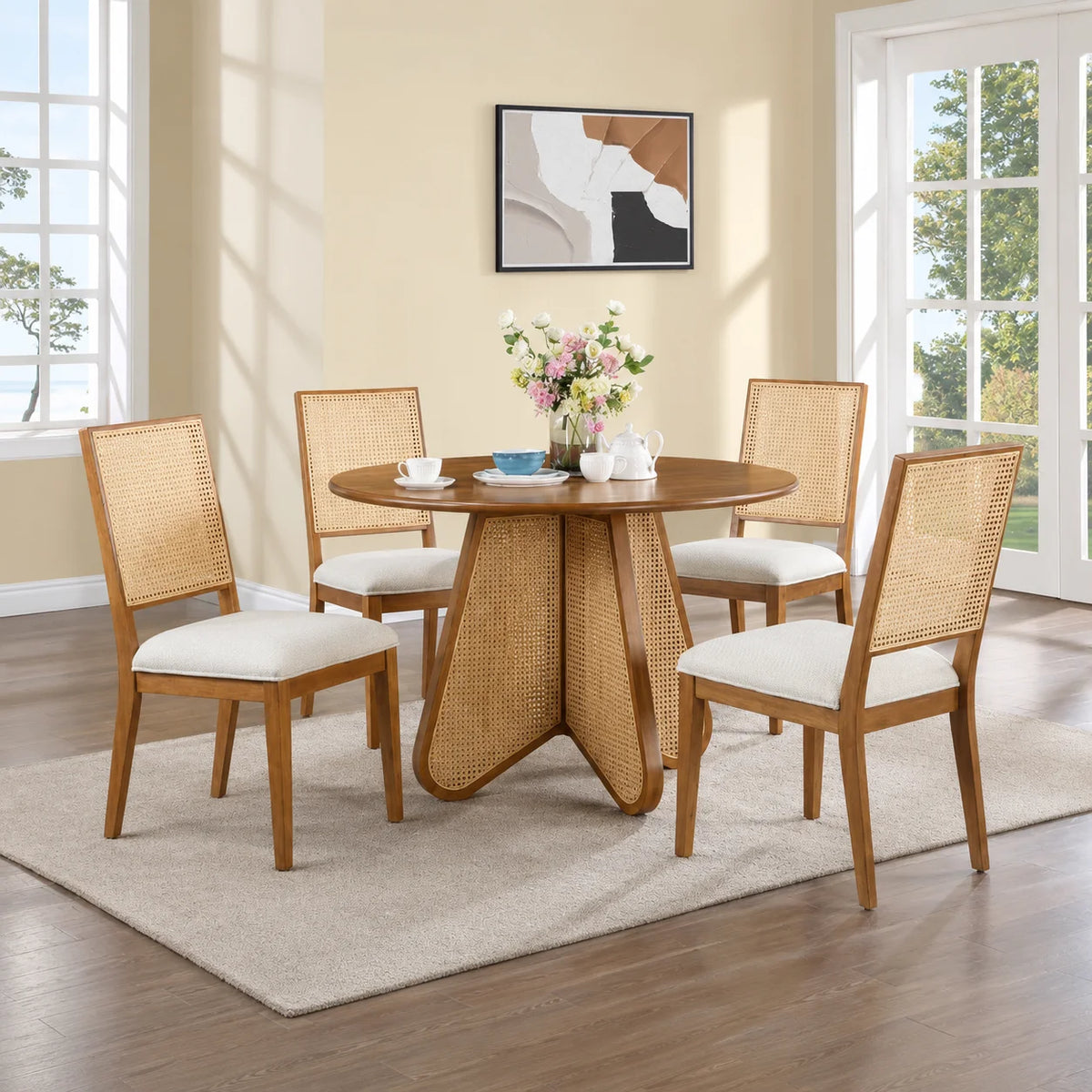 Butterfly Walnut Dining Set