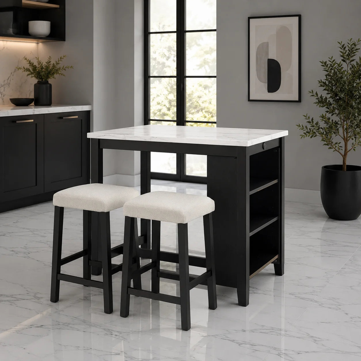 Chalcedony Dining Set 3 Pieces
