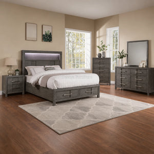 Kenzo Gray Bedroom Set