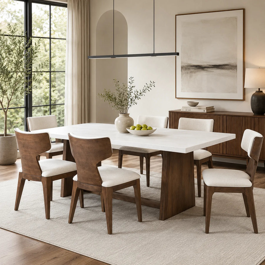 Caerwys Brown Dining Table