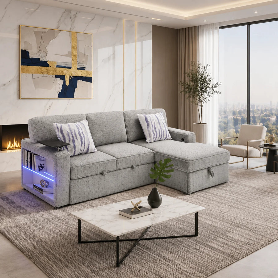 Sofa Bed U0214 Grey