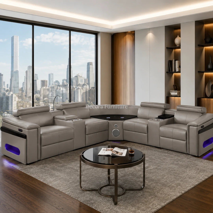 Nova Gray Sectional Sofa