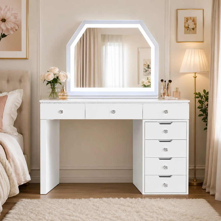 Aeiea White Dressing Table
